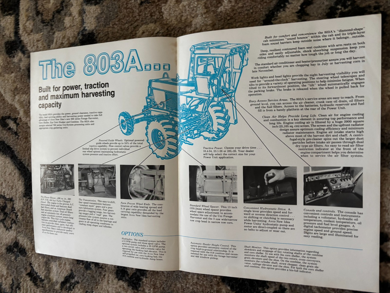New Idea 803A Power Unit Uni-System For 1982 Brochure DCPA26