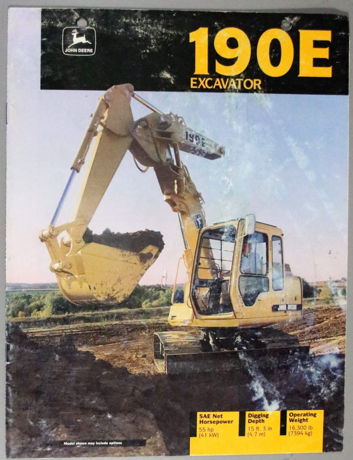 JOHN DEERE Brochures/Literature 190E Excavator (10)