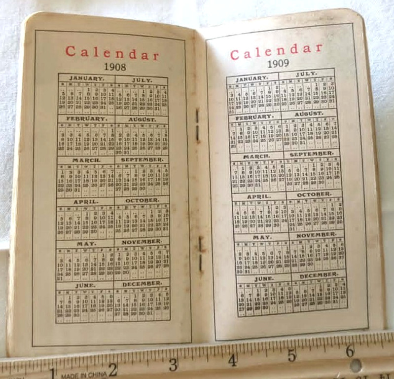 RARE 1908-1909 Swift & Company Fertilizer « Bone And Blood » Farmers Pocket Guide