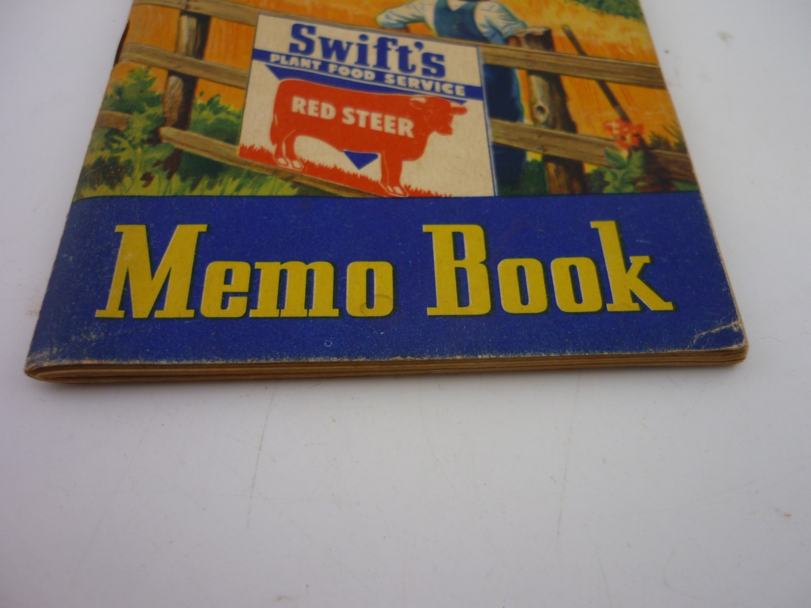 1955 Swift&rsquo;s Red Steer Memo Book Farm Advertising Fertilizer Calendar