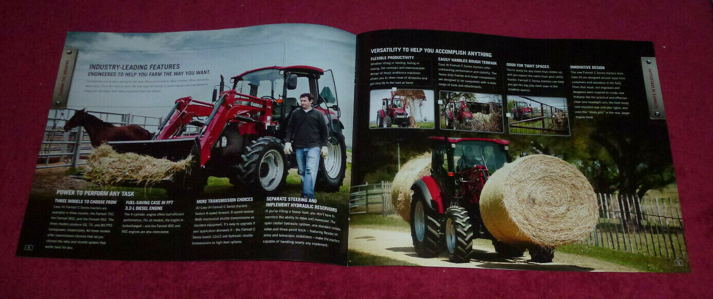 Case III Farmall C Series Tractors Brochure Booklet