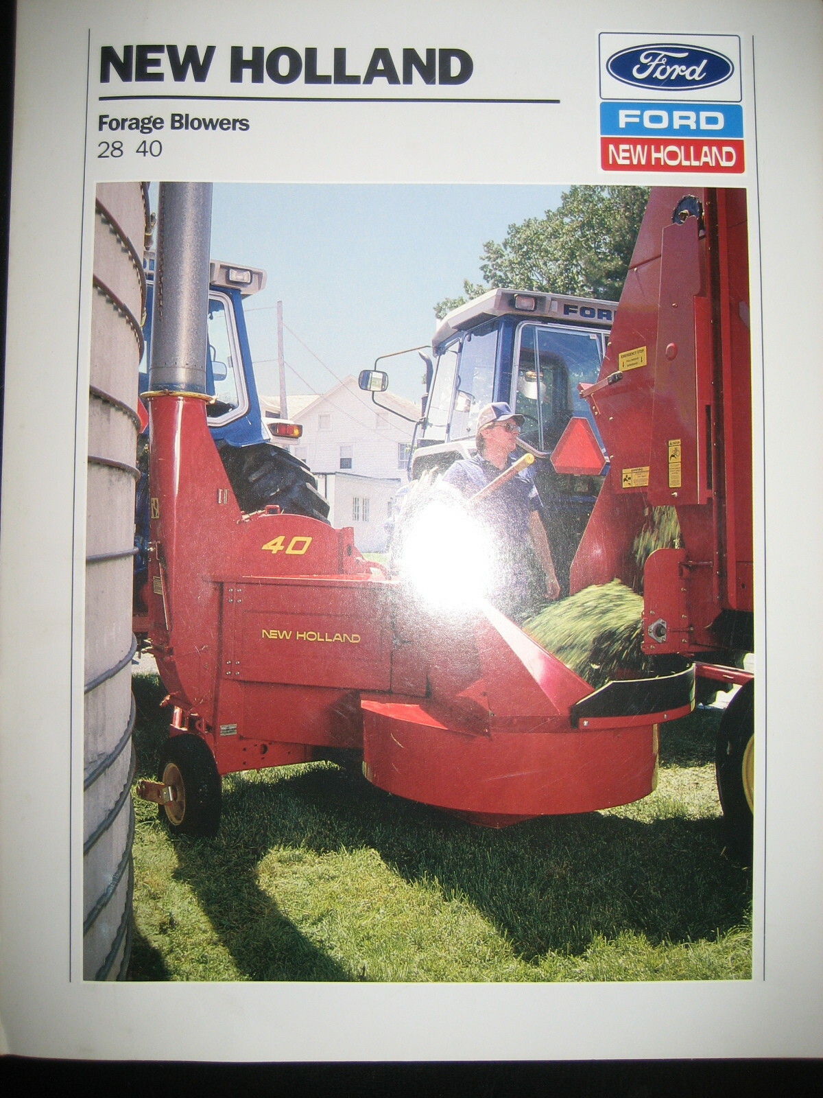 New Holland 28 & 40 Forage Blower Sales Literature Catalog
