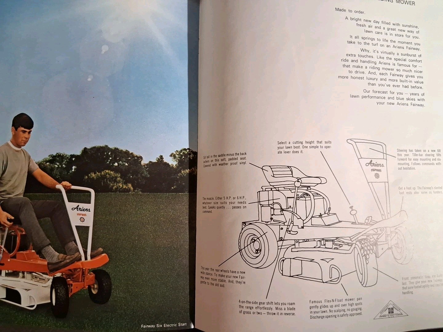 What&rsquo;s new ariens 1971 lawn tractors booklet brochure Tillers Mowers Free Shippi