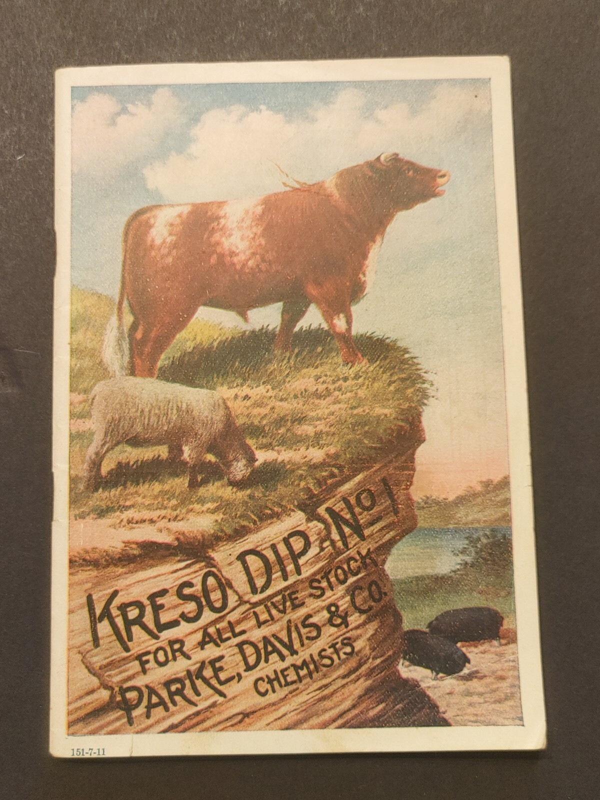 Rare Kreso Dip No 1 Insecticide Disinfectant Germicide Brochure Farm Sanitation