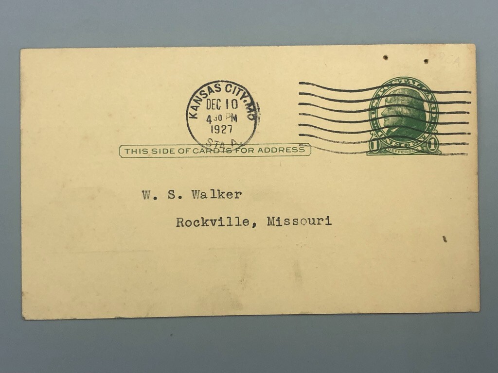 1922-1935 B F AVERY PLOWS Letter POSTCARD Receipt FARM Advertising Vintage