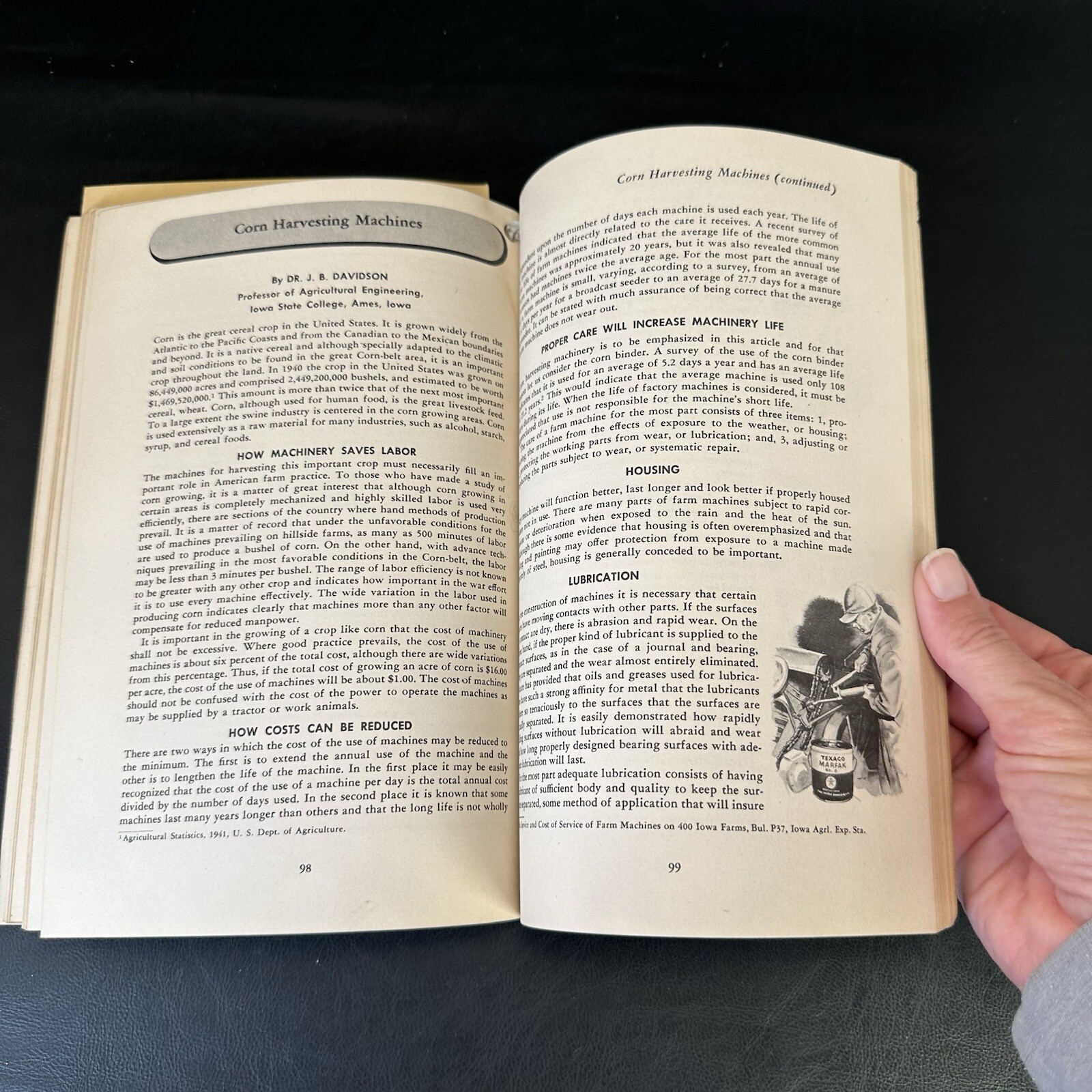 1943 TEXACO HARVEST GOLD FARM MANUAL