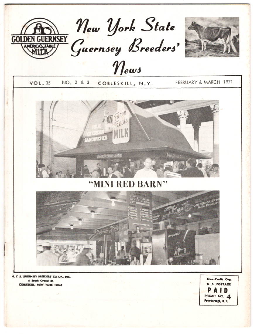 New York State Guernsey Breeders&rsquo; News, Vol. 35, Nos. 2 & 3, Feb & Mar 1971