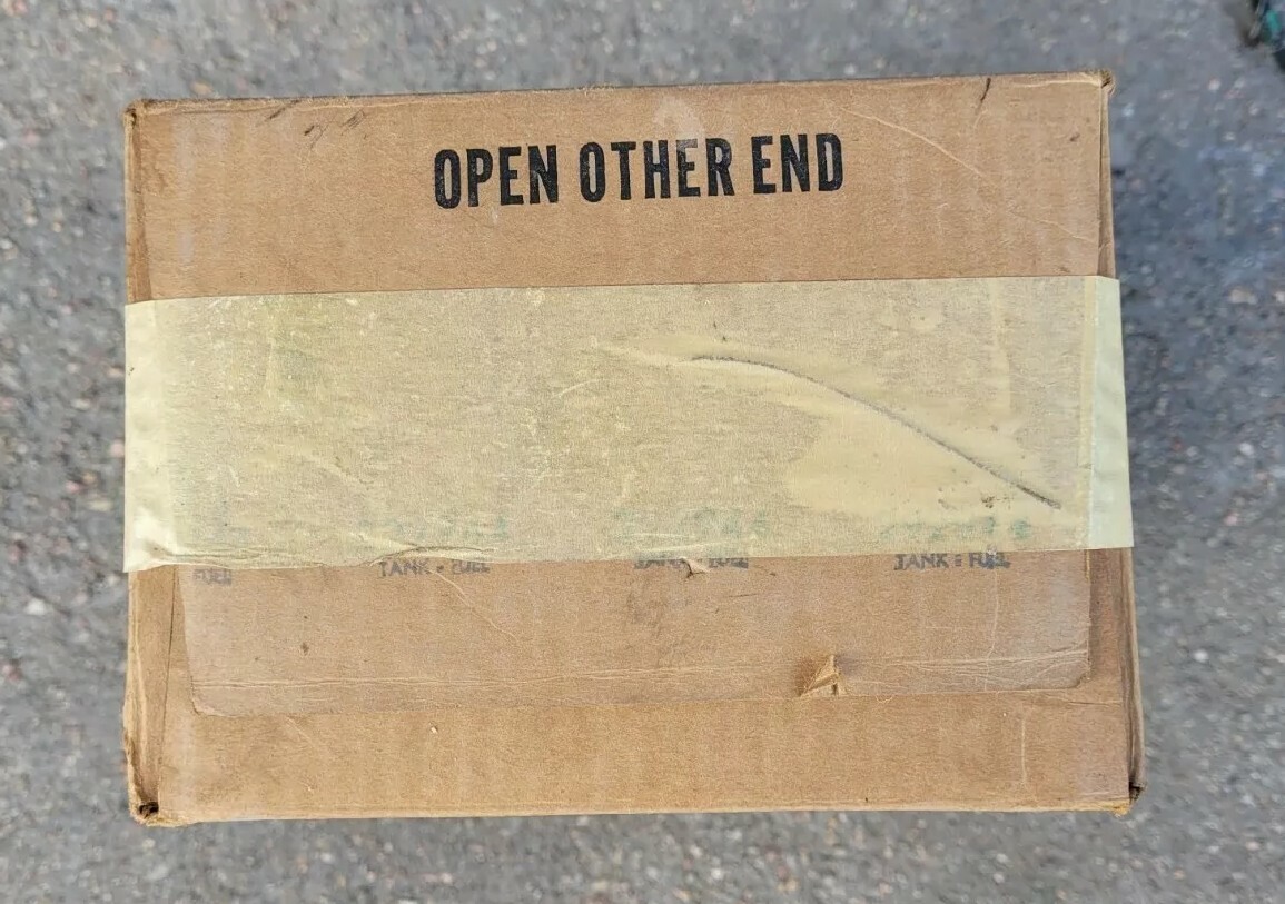 Vintage 1960s Briggs and Stratton Shipping Advertising Cardboard Box