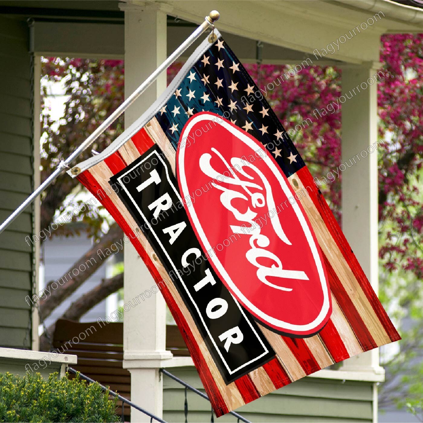 Ford Tractor USA Flag 3×5 FT Banner NEW Tractor Quality Farm Fast FREE Shipping