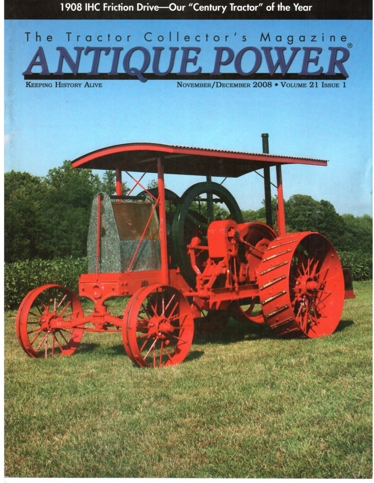 Cockshutt Tractor, International Harvester IHC Friction Drive Engine