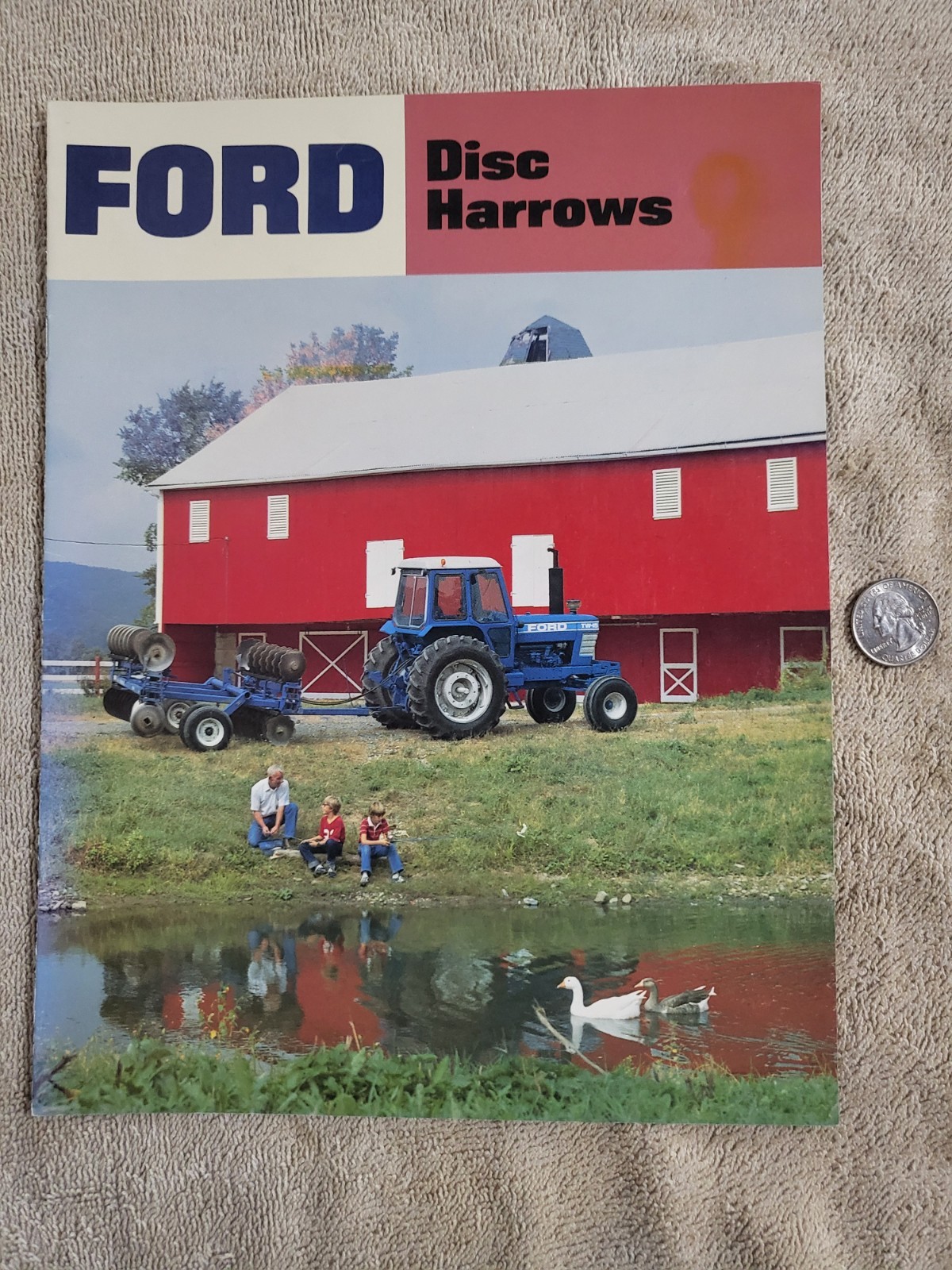 1984 Vintage Ford 200-251 Disk Harrow BROCHURE Tractor on Cover: TW-15 Troy, MI.
