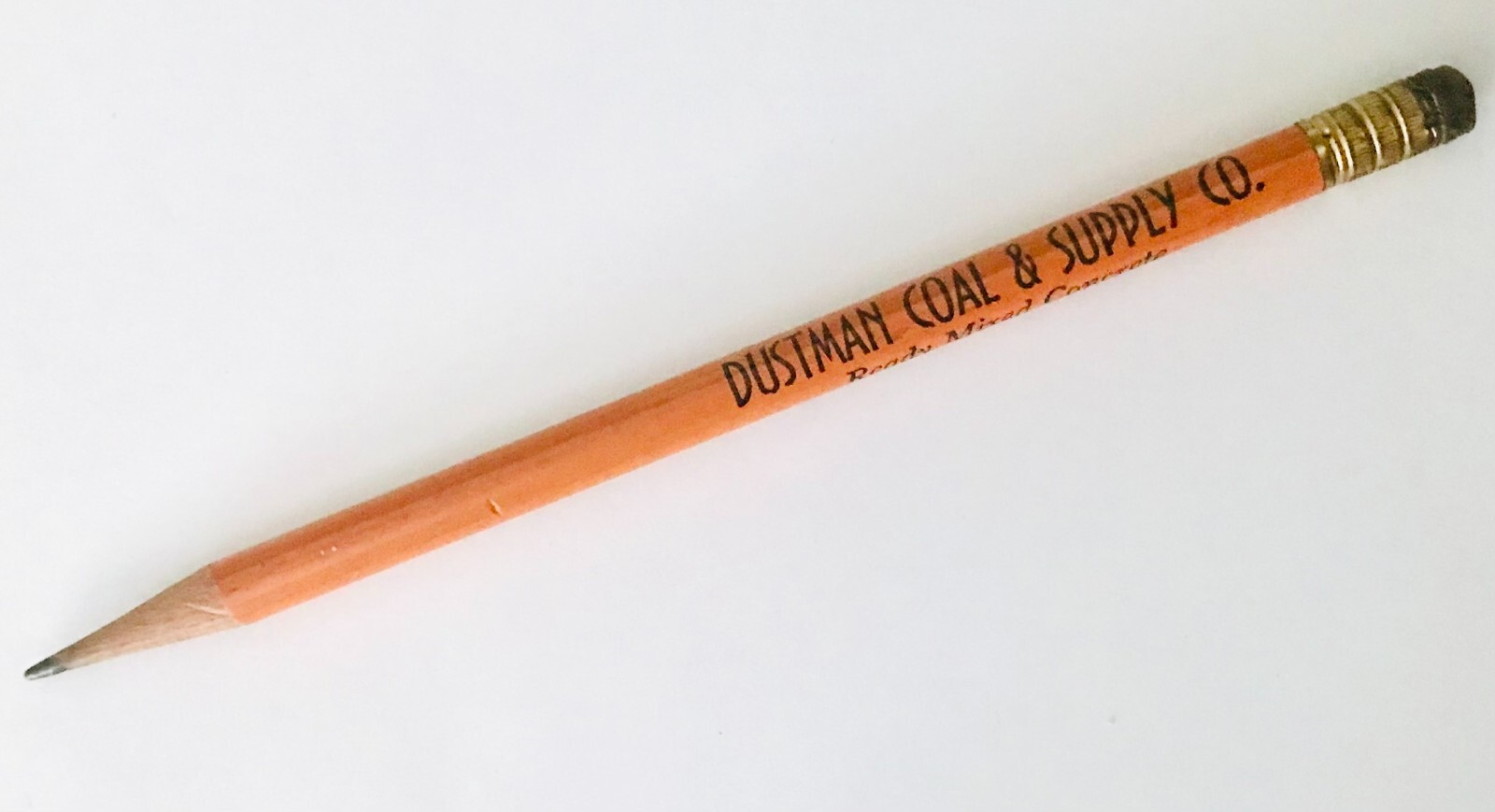 Vintage Dustman Coal & Supply Co. Bucyrus OH Ready Mixed Concrete 1930s-50s
