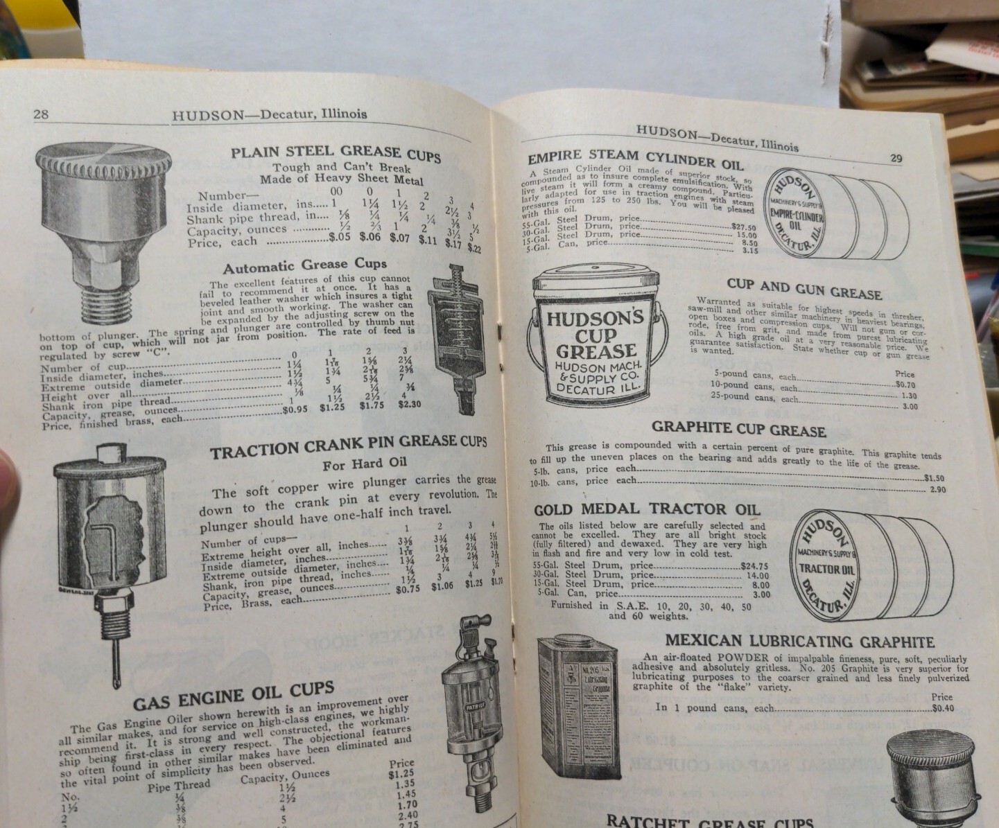 1946 Hudson Machinery & Supply Co Catalog Decatur Illinois IL Thresher Supplies