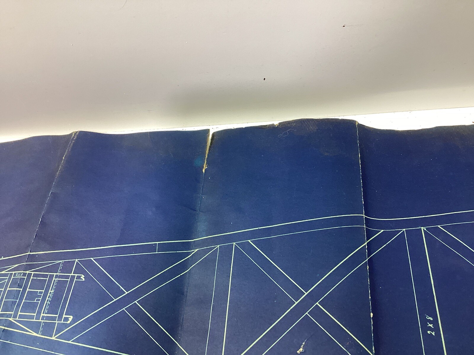 Vintage Windmill Water Tower Blueprint