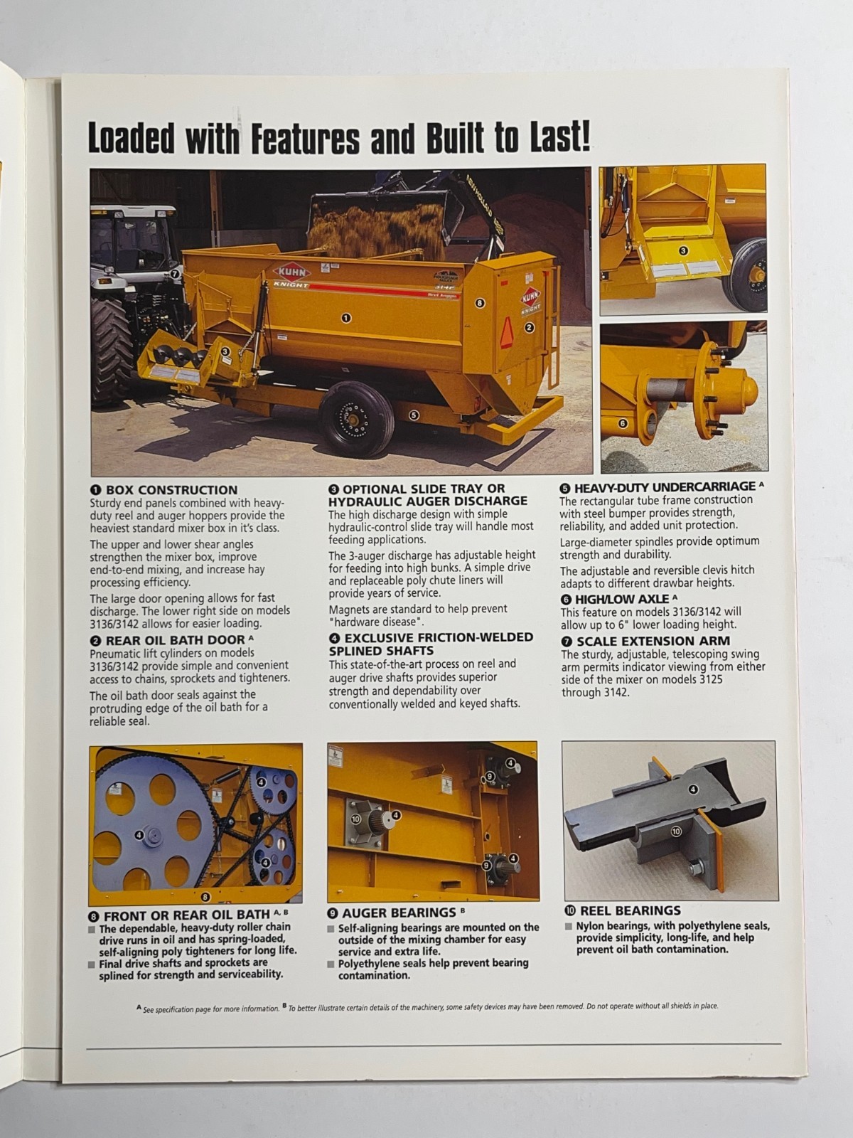 Kuhn 3100 Reel Auggie TMR Mixers Sales Brochure *Showroom Booklet*