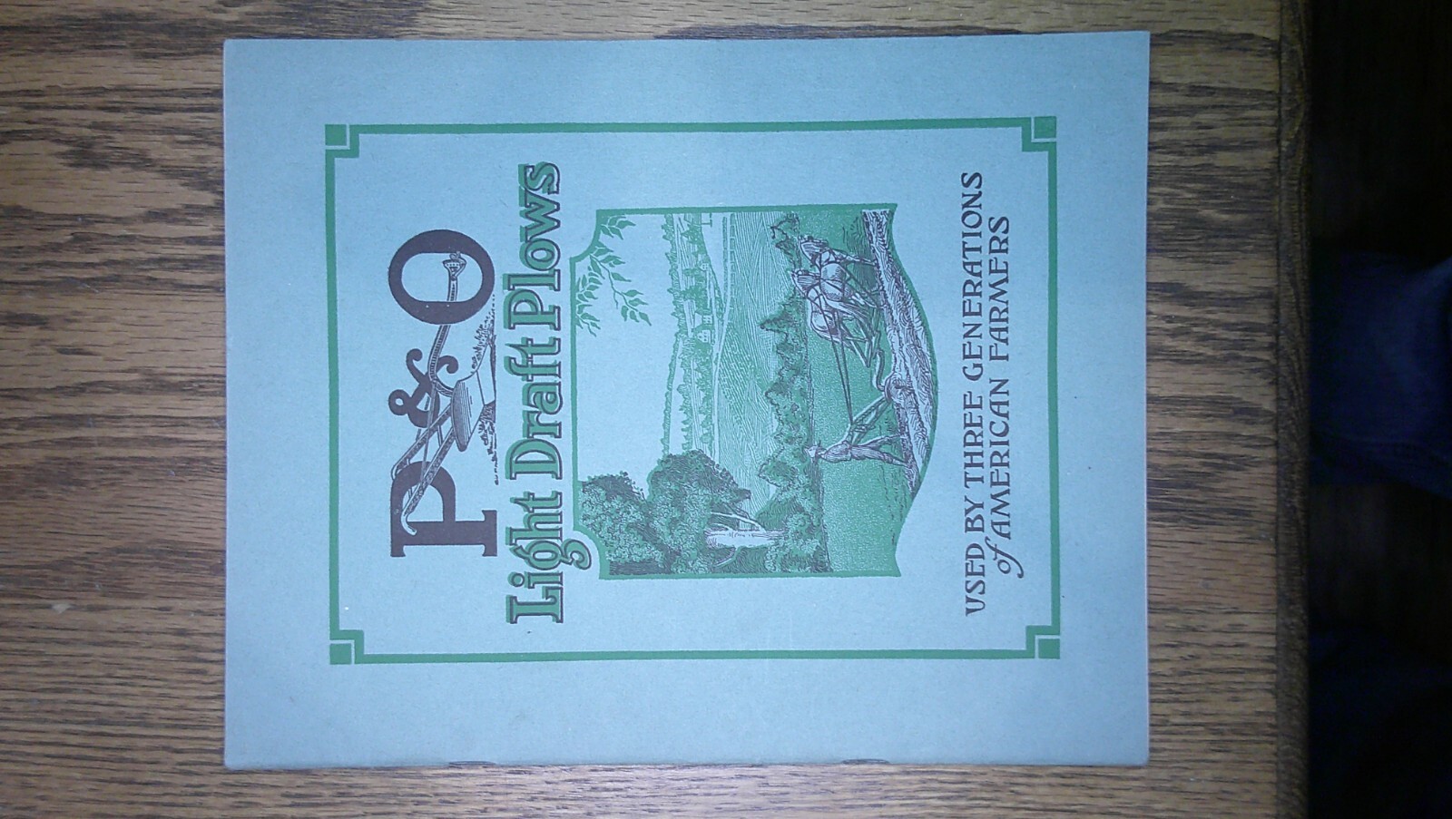 antique Advertising product booklet Parlin & Orendorff (P&O) Plow Canton, Ill 6B