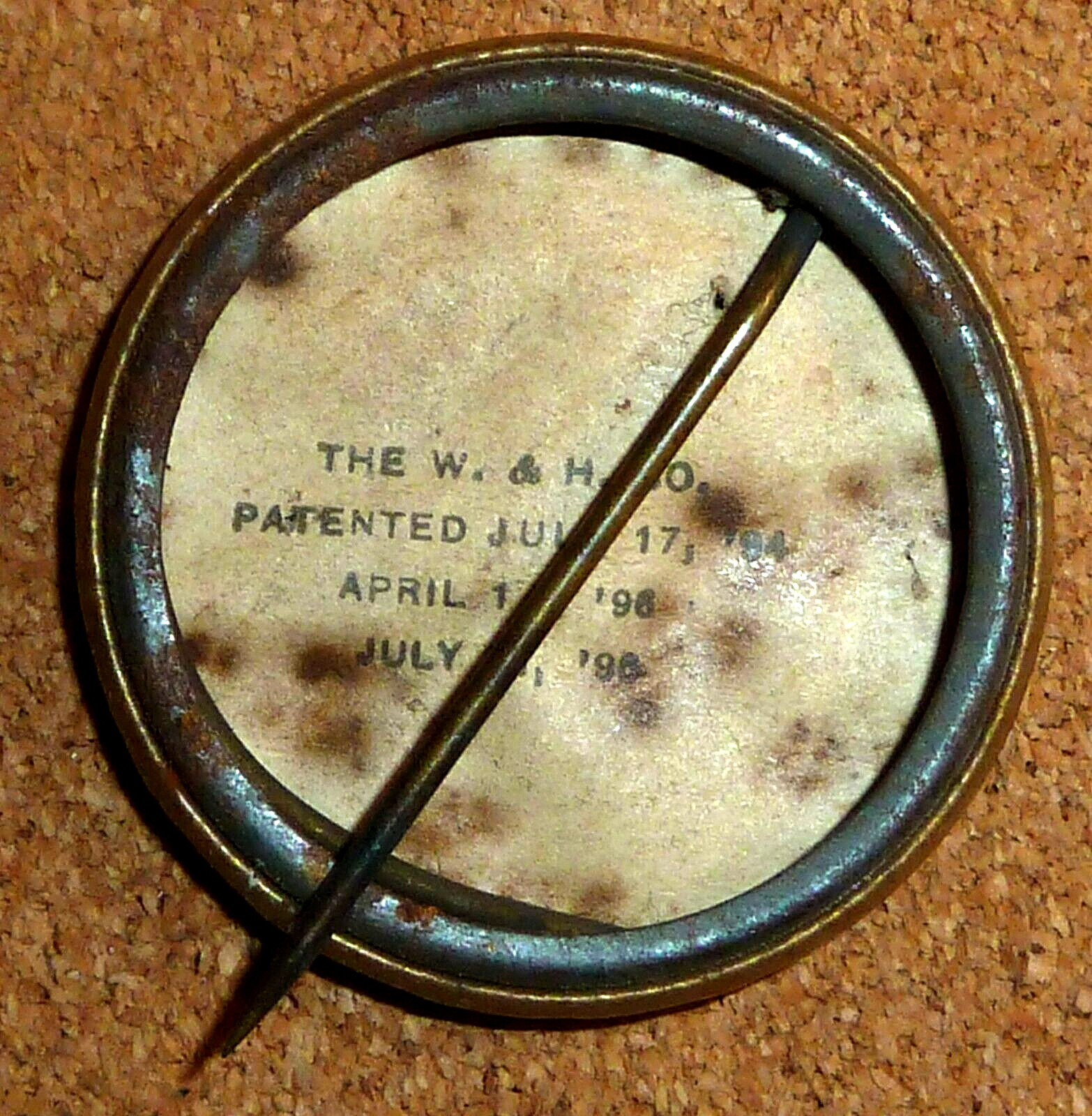 Antique Sharples Cream Separator Pinback Farm Advertising Pin Button C. 1900