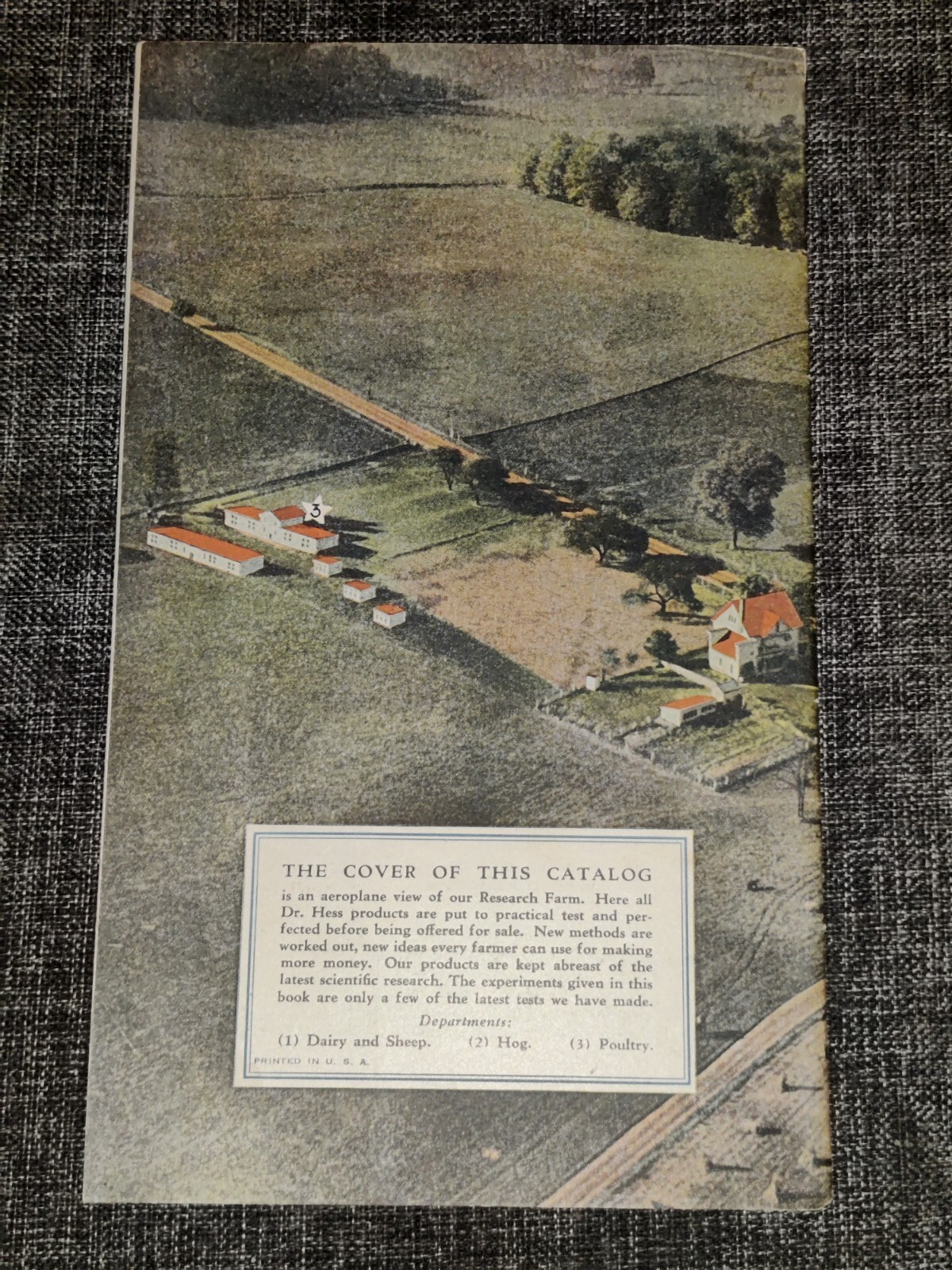 1929 Dr. Hess Products Annual Catalog Ashland OH Farming Hogs Cows Sheep Poultry