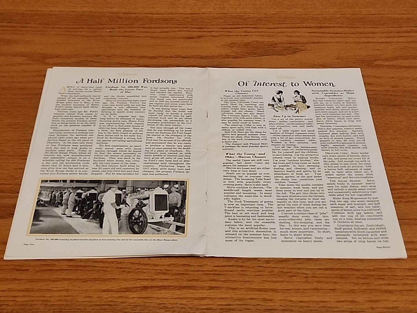 The Fordson Magazine July 1925 Vintage Original