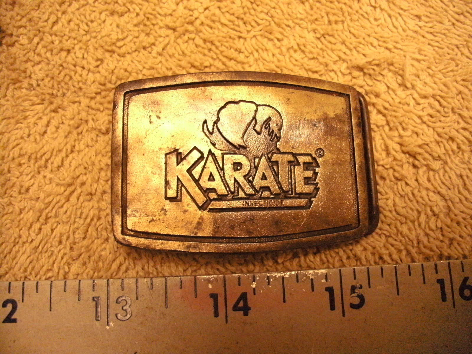 Karate Insecticide Brass Belt Buckle, For Cotton Plants, ICI Agriculture Product