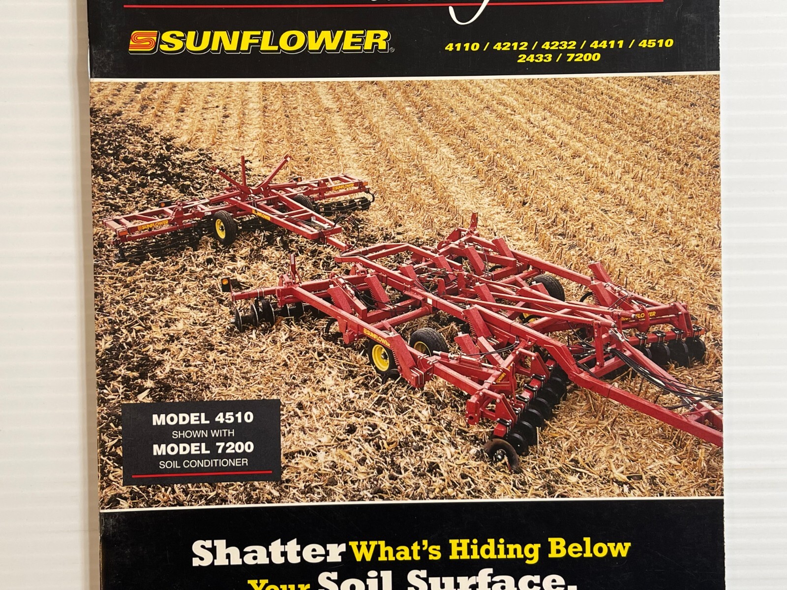 Sunflower – Primary Tillage Tools – Sales Brochure *Original Brochure* 2002