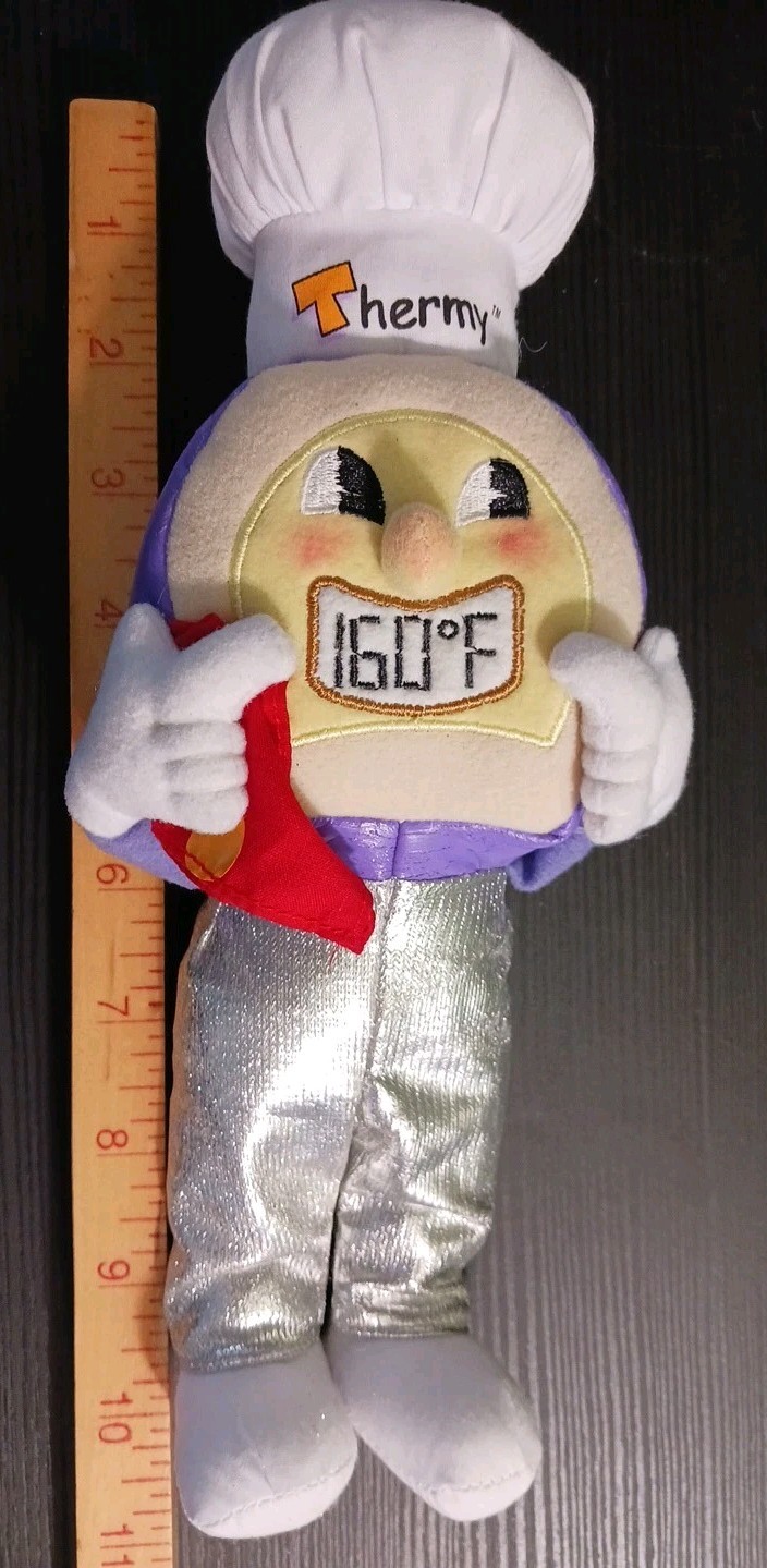 Thermy Thermometer Plush toy 10&Prime; tall U.S. Dept. of Agriculture RARE 2017