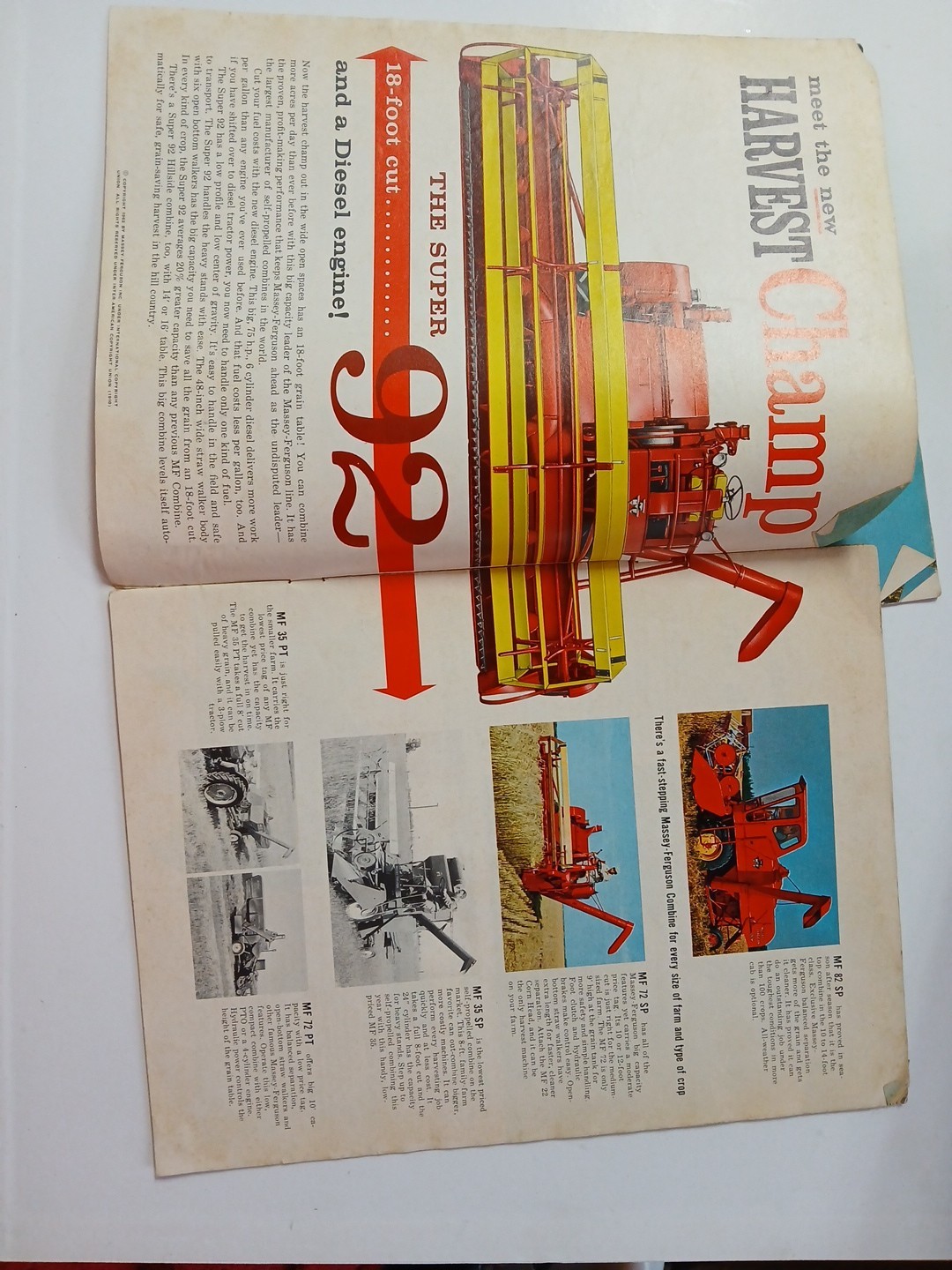 2 Massey Ferguson Farm Profit Magazines For 1962 & 1966