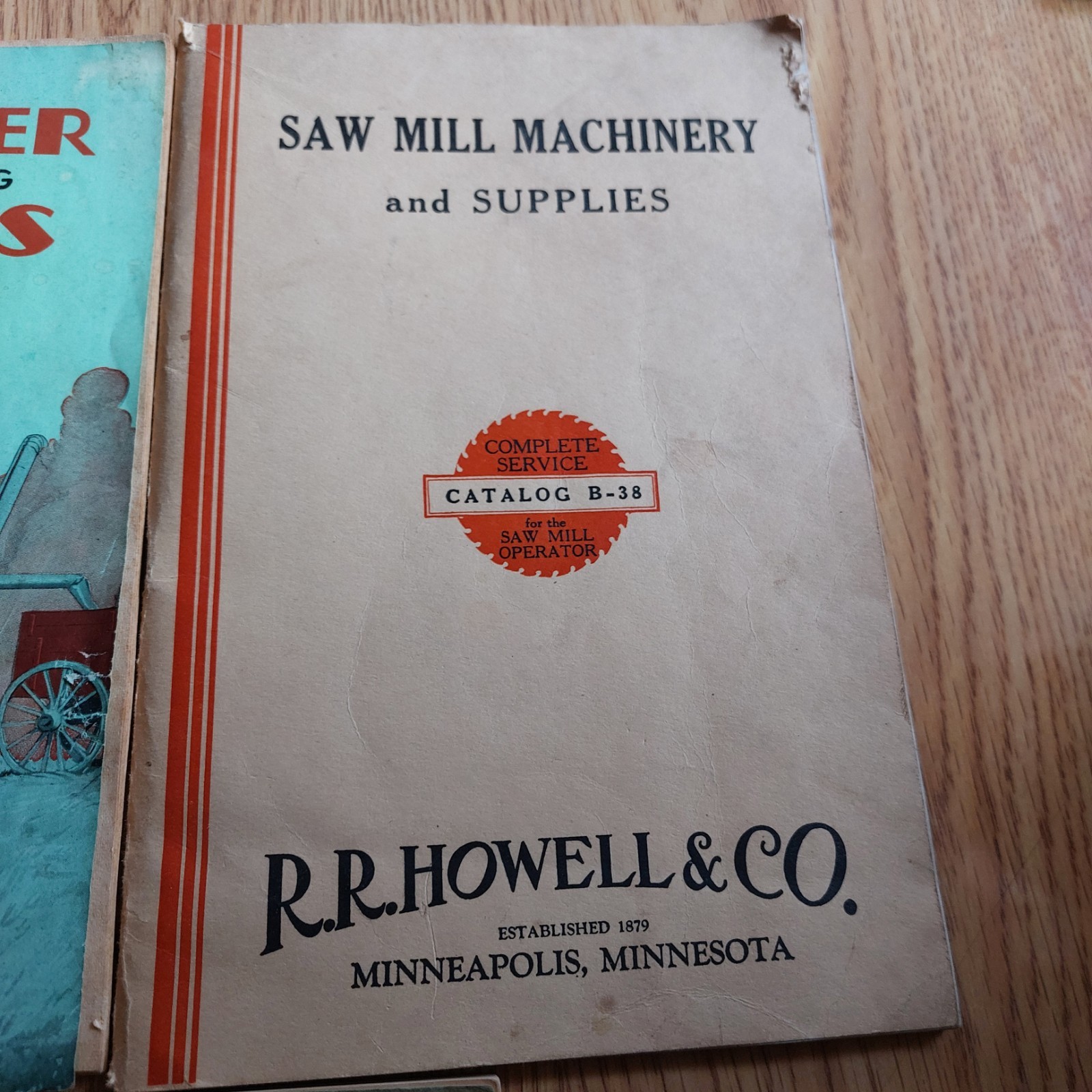R R Howell & Co Saw Mill Machinery Thresher Power Farming Catalog Antique