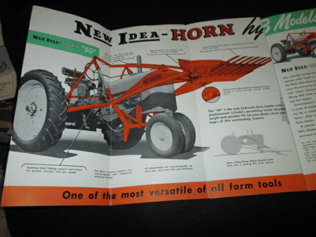 New Idea Portable Elevator & Horn Hydraulic Loaders Brochures