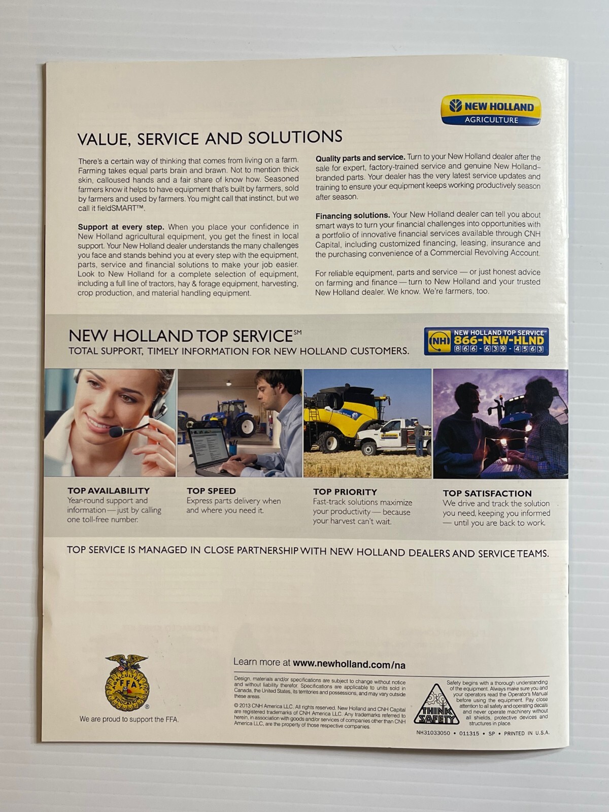 New Holland Bigbaler Series *330 / 340* Sales Brochure (Original Brochure) 2013