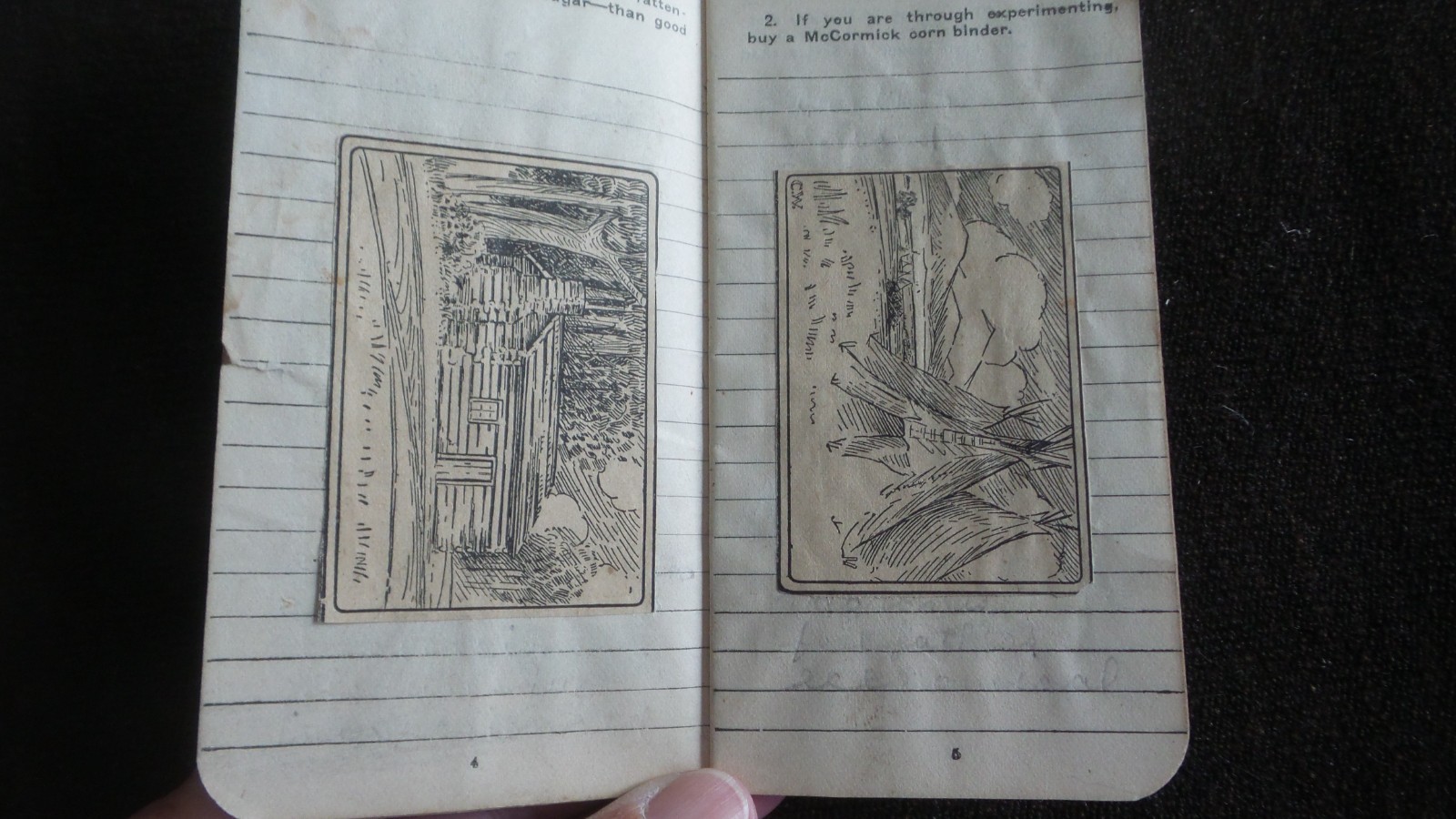 1905 MCCORMICK HARVESTING MACHINES Pocket MEMO Used