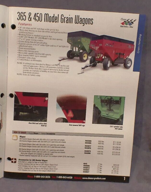 Maurer Manufacturing Demco 2013 Harvesting Equipment Catalog