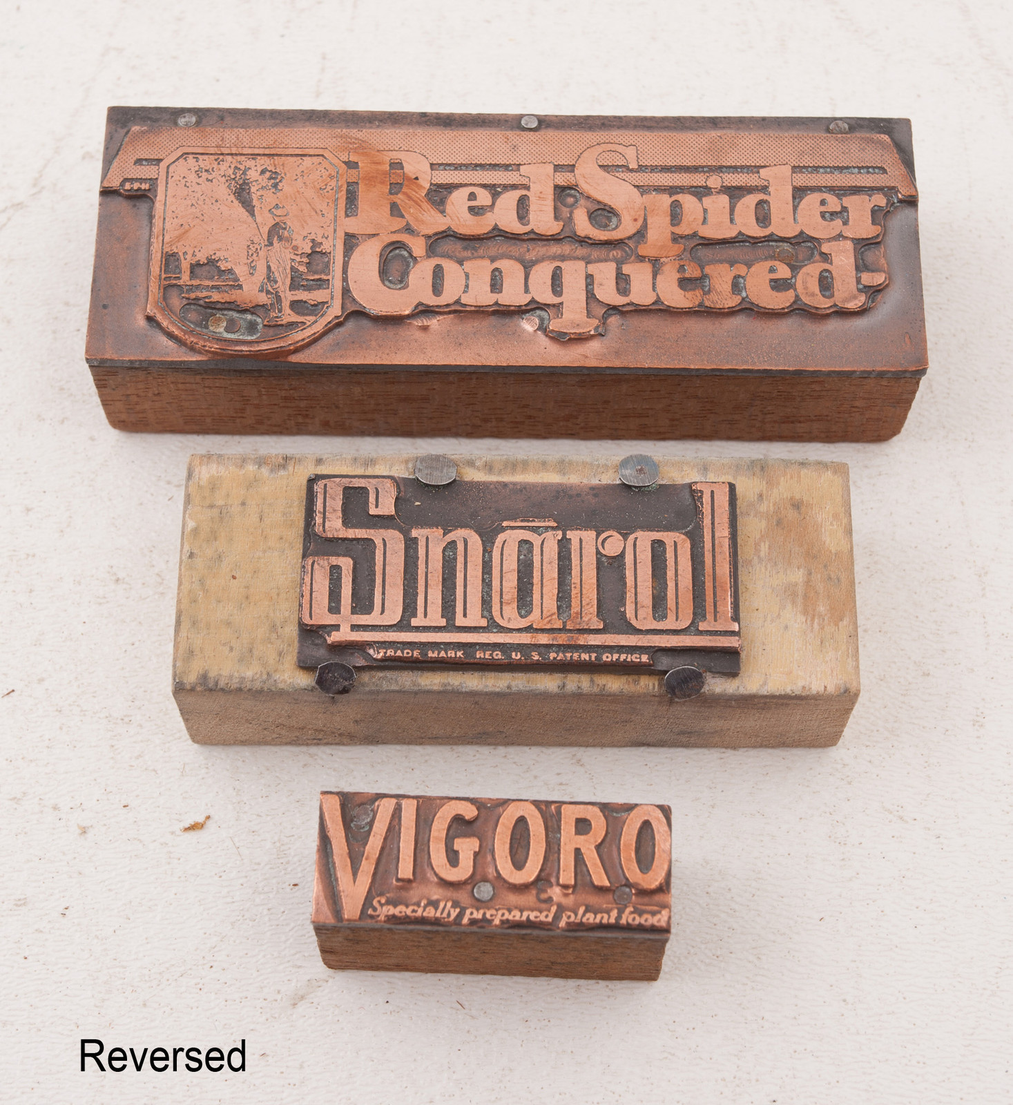 Red Spider Deming Snarol Vigoro Farming Printers Block Advertising (A5L-28)