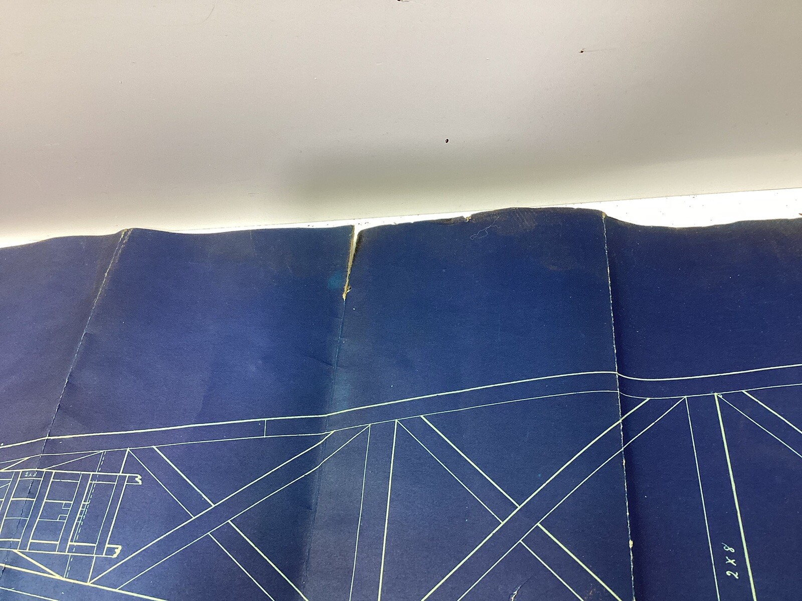 Vintage Windmill Water Tower Blueprint
