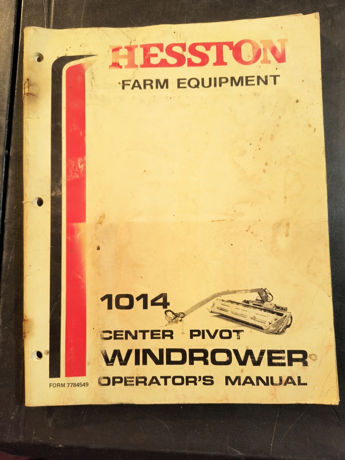 1970s Hesson 1014 Windrower Operators Manual Dealer Brochure