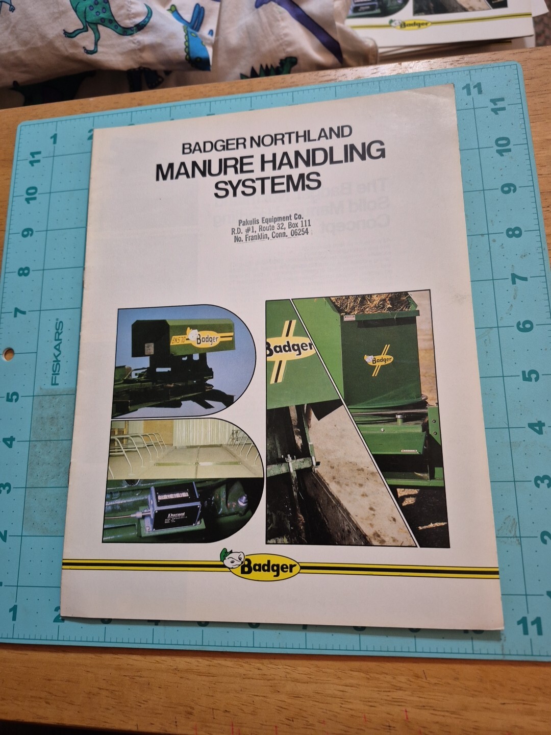 1980&rsquo;s? BADGER Northland Manure Handling Systems Brochure 14 Pages