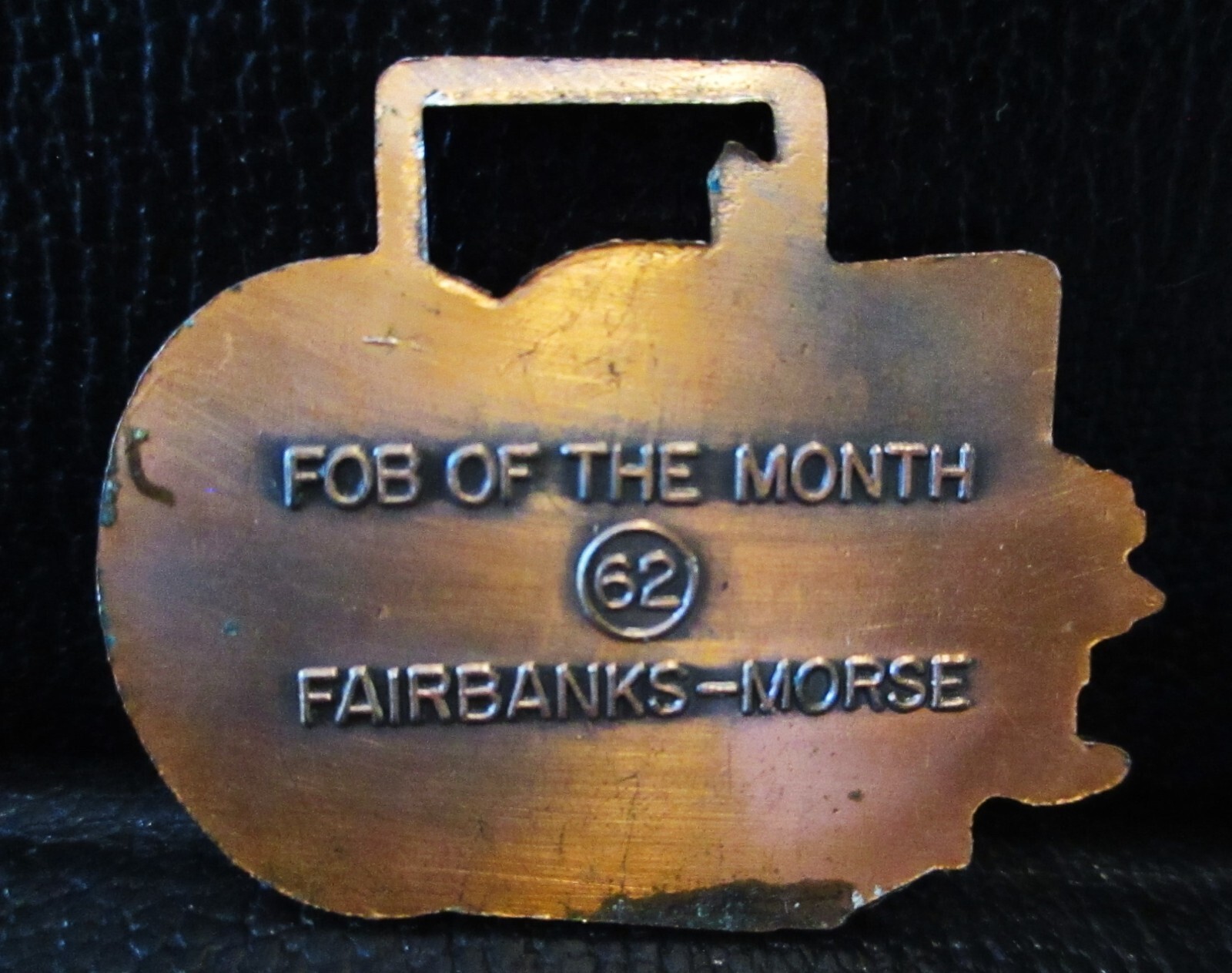 Fairbanks Morse Model Z Hit & Miss Farm Engine Metal Pocket Watch Fob 62