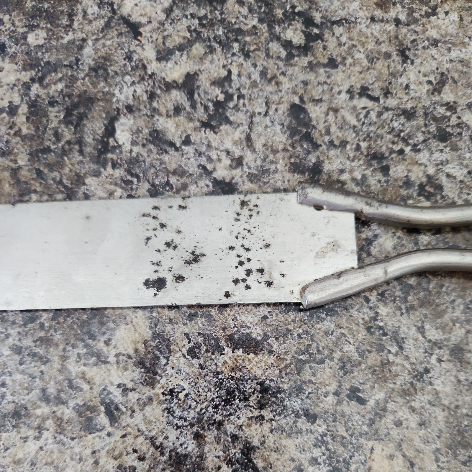Vintage Sioux City Cooperative Dairy Metal Spatula Cake Pie Server Knife