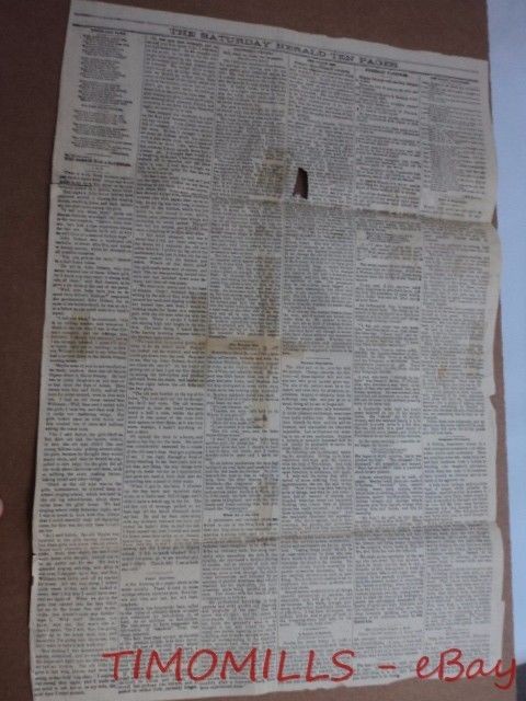 1882 Wm. Gilkeson Hapgood Plow Easterly Binder Advertising Newspaper Decatur IL