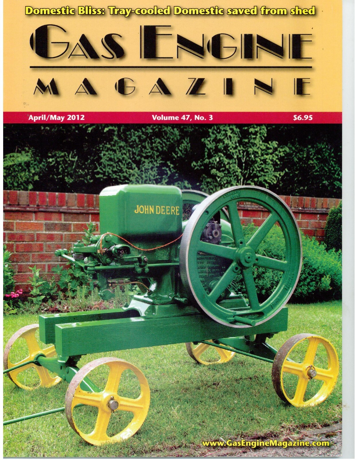 John Deere Model E engine restoration, Briggs & Stratton FC, Klondike Gold Rush