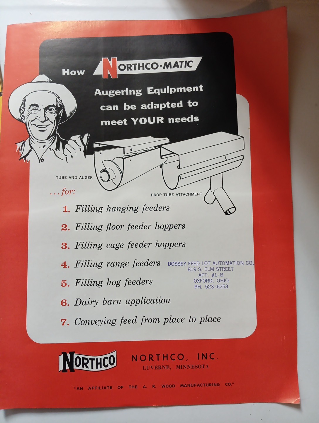3 Farm Equipment Unico AFSCO Northco-matic Sales Advertising Flyer Brochures