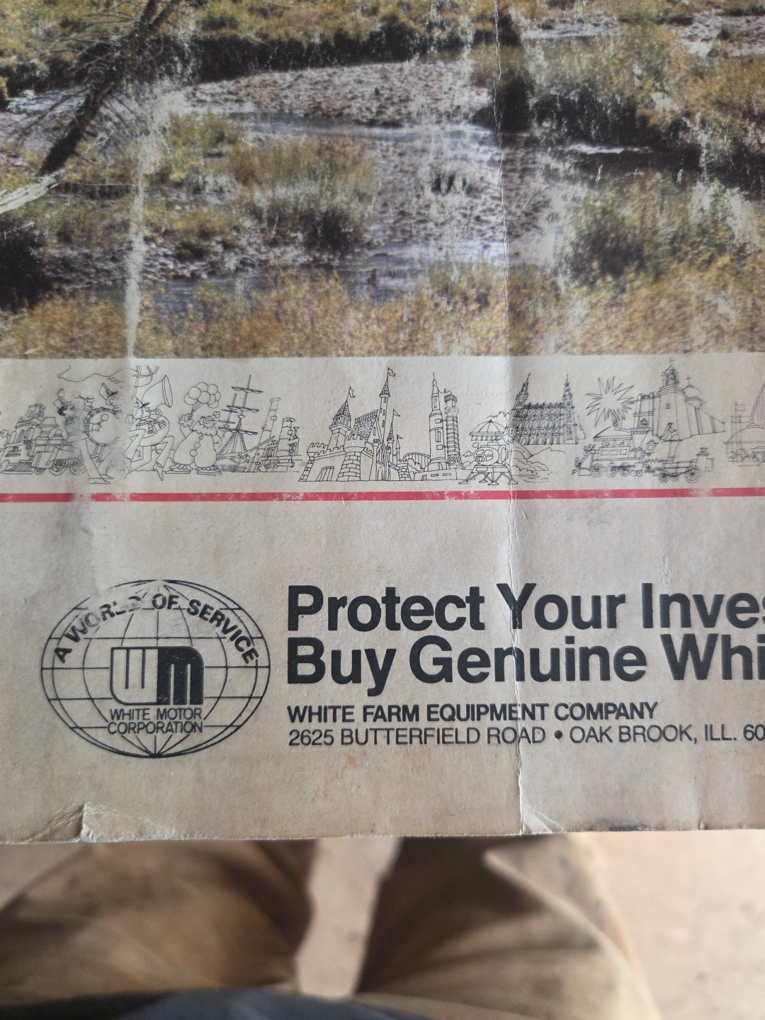 1977 White Farm Equipment Road Atlas, White Motor Corporation RARE