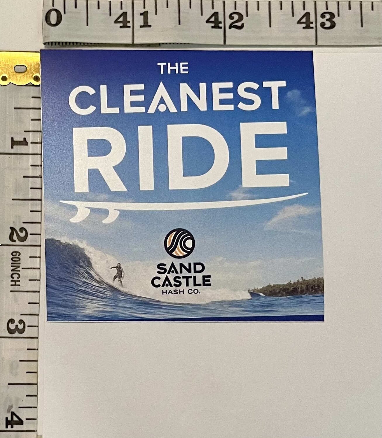 SAND CASTLE HASH CO. Vinyl Sticker – Oregon, USA Cannabis Industry Advertisement