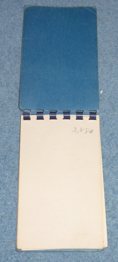 Vtg Columbia-Southern Corporation Barberton Ohio Calcium Chloride Pocket Notepad