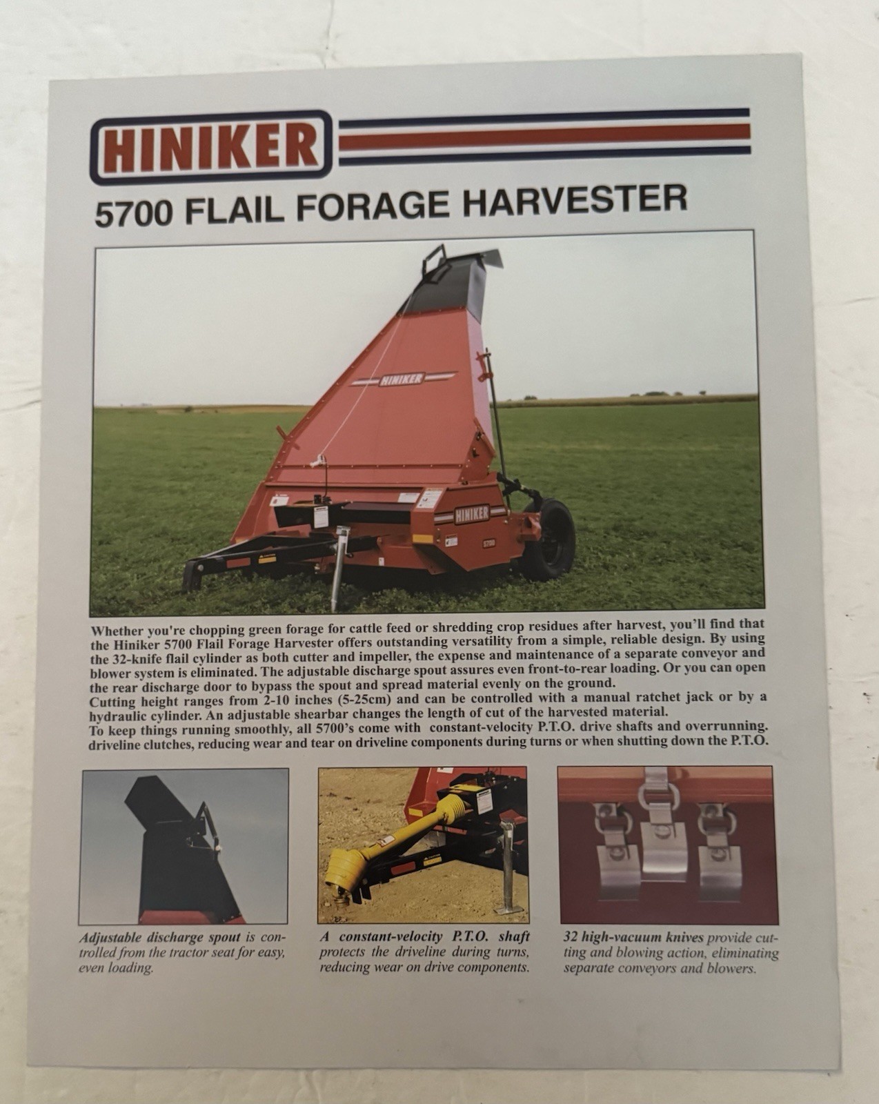 Farm Equipment Some Vintage 1991-2000&rsquo;s Hiniker Co. Set Of 7 Windrow, Shredders