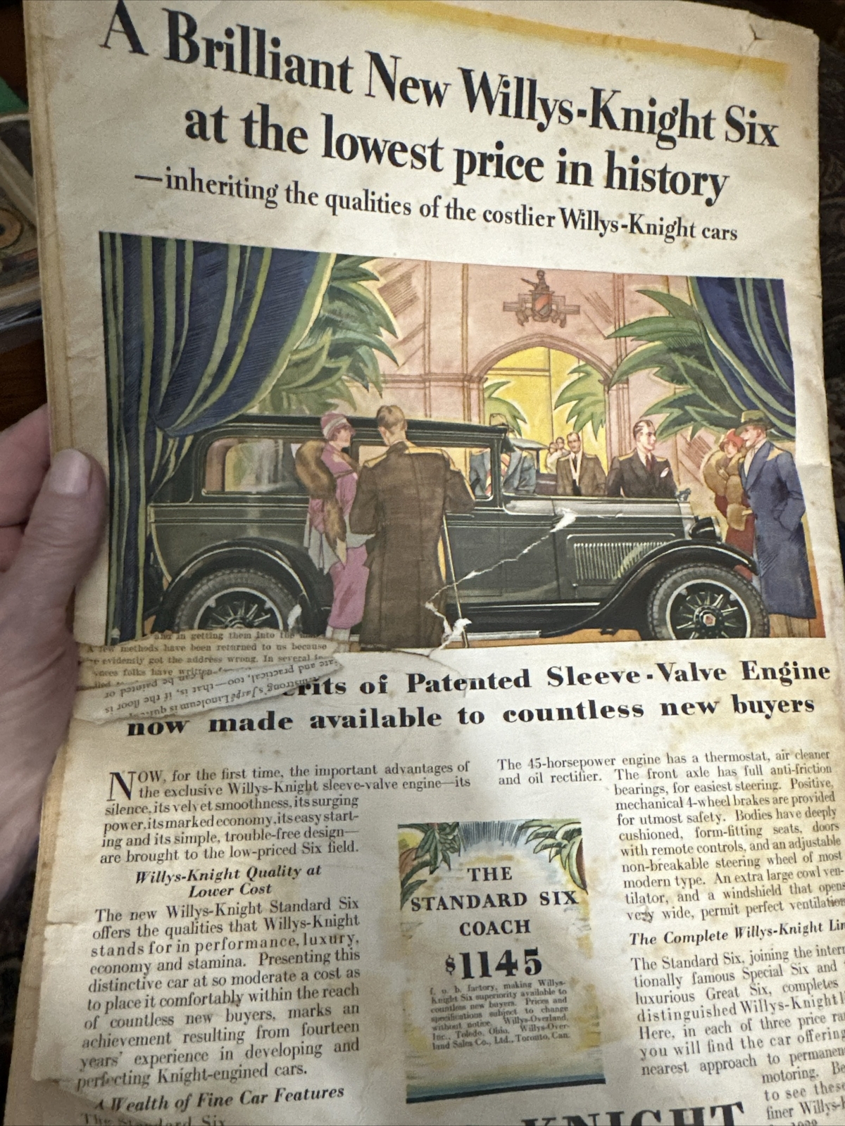 1928 Capper&rsquo;s Farmer Magazine Cover Only Vintage Farmhouse Art Advertising