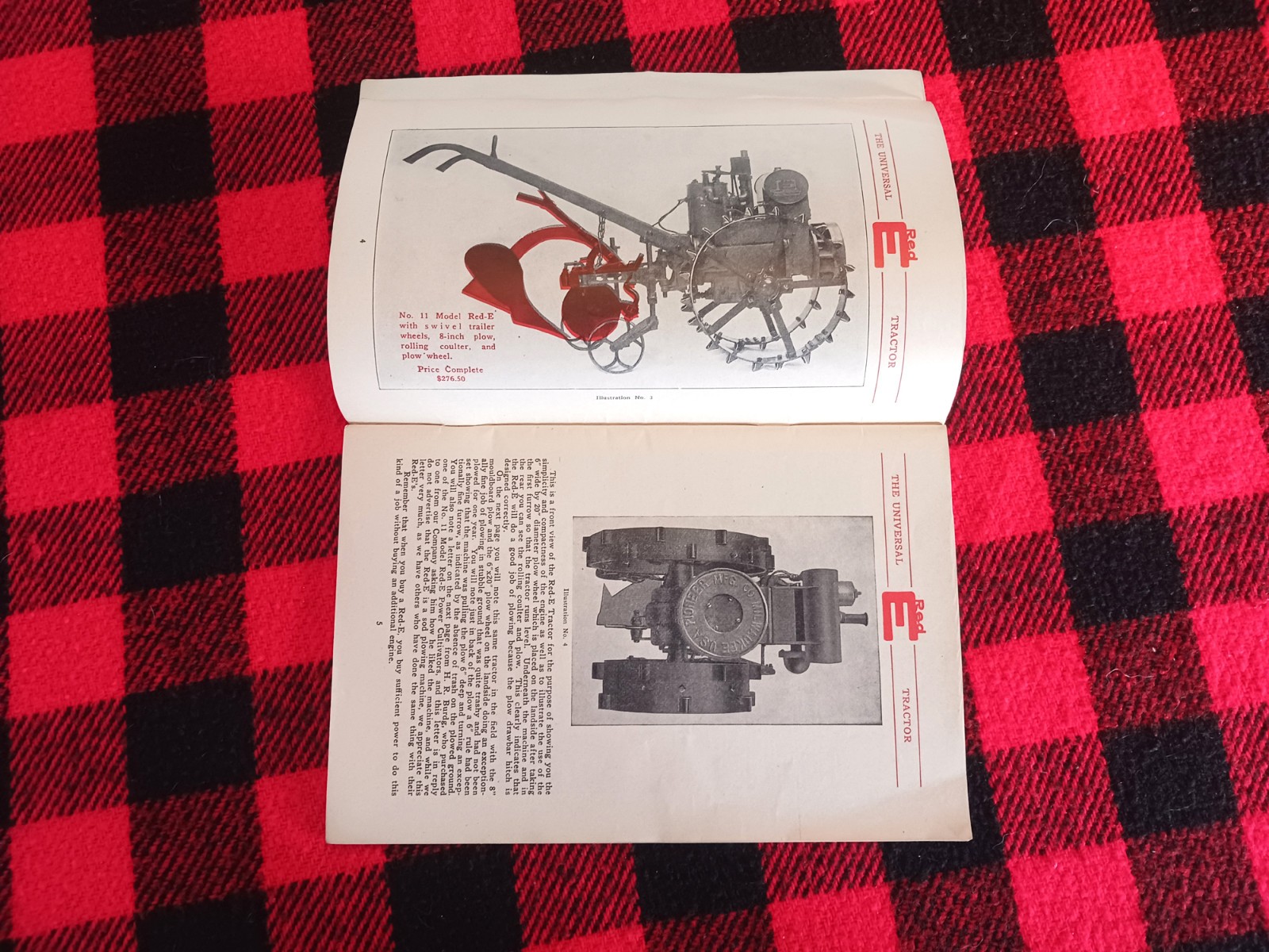 1932 Red-E Garden Tractor Catalog Farm Cultivator Page Brochure