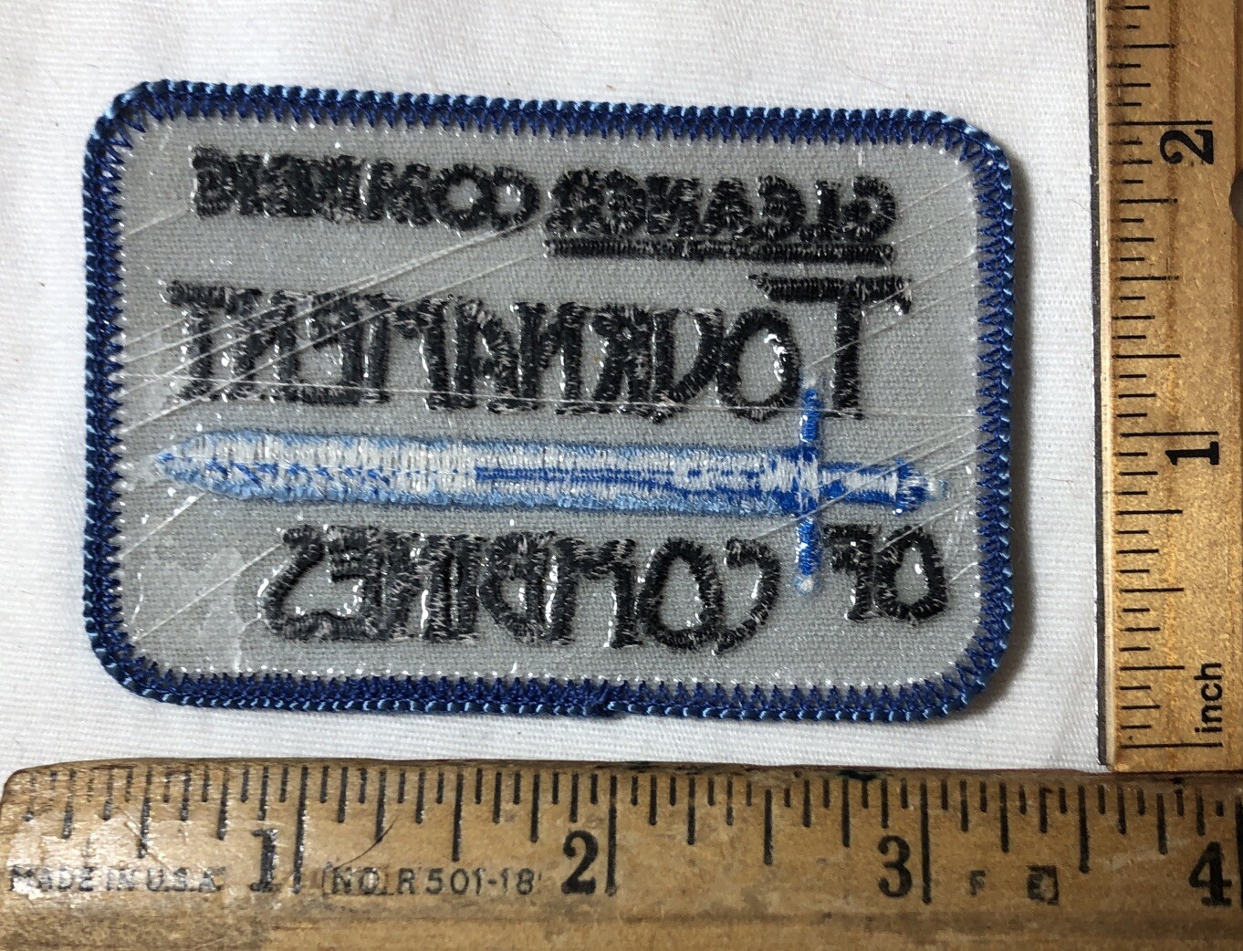 Vintage Gleaner Tournament Of Combines Logo Patch Agriculture Tractor Equipment