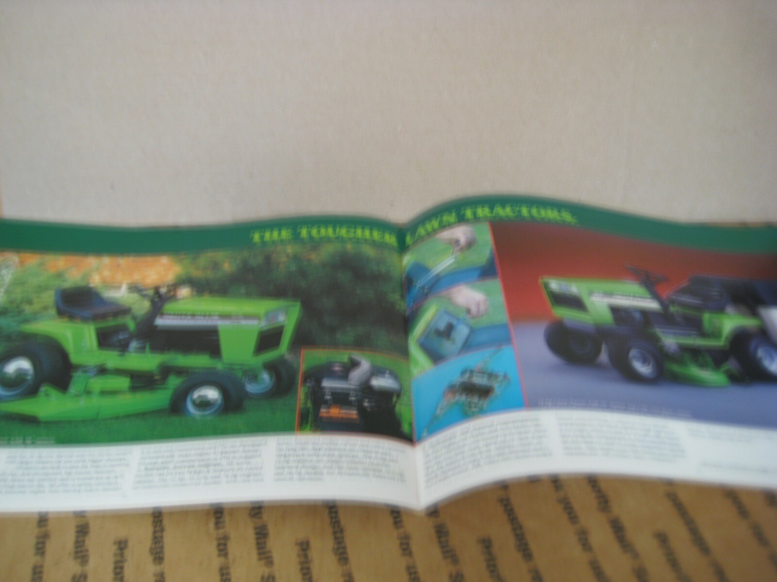 Deutz Allis Lawn & Garden Riding Equipment Sales Brochure Catalog New Old Stock