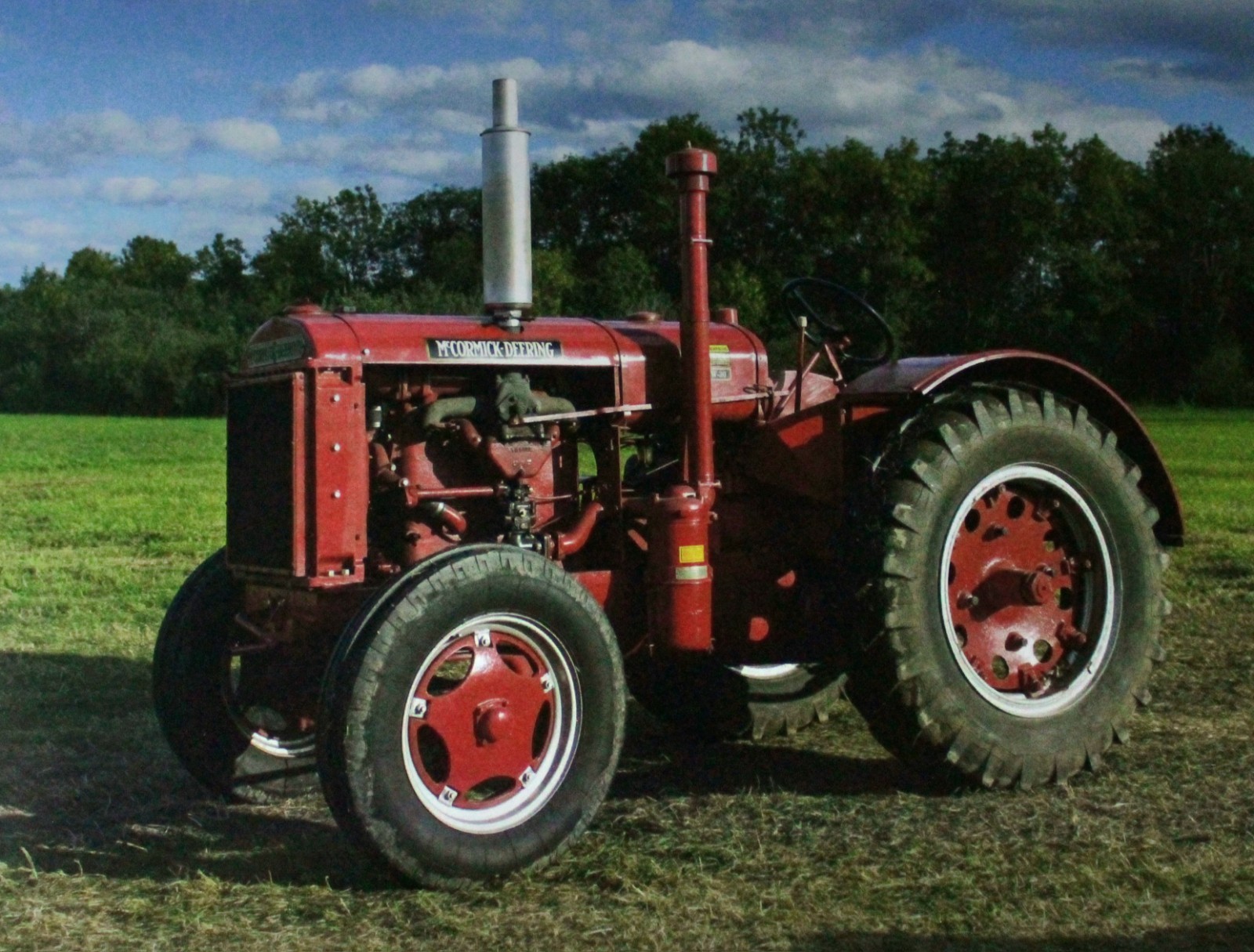 McCormick Deering Tractor Vintage Picture Wall Art Country Farm Decor